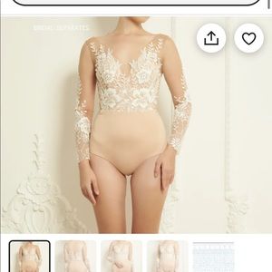 Lace wedding bodysuit